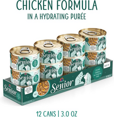 Weruva Senior Grain-Free Chicken Formula in Hydrating Puree Wet Cat Food Weruva Senior Grain-Free Chicken Formula in Hydrating Puree Wet Cat Food