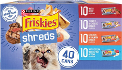 Friskies Shreds in Gravy Variety Pack Canned Cat Food Friskies Shreds in Gravy Variety Pack Canned Cat Food