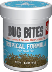 Fluval Fl Bug Bites Tropical Freshwater Formula Small Granules Fish Food Fluval Fl Bug Bites Tropical Freshwater Formula Small Granules Fish Food