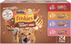 Friskies Extra Gravy Chunky Variety Pack Canned Cat Food Friskies Extra Gravy Chunky Variety Pack Canned Cat Food
