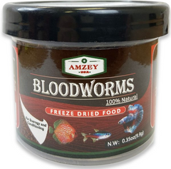 Amzey Bloodworms Freeze-Dried Fish Food Amzey Bloodworms Freeze-Dried Fish Food