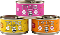 Tiny Tiger Grain-Free Chunks in EXTRA Gravy Beef & Poultry Recipes Variety Pack Canned Cat Food Tiny Tiger Grain-Free Chunks in EXTRA Gravy Beef & Poultry Recipes Variety Pack Canned Cat Food