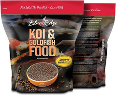 Blue Ridge Koi & Goldfish Blend Pellet Growth Formula Koi & Goldfish Food Blue Ridge Koi & Goldfish Blend Pellet Growth Formula Koi & Goldfish Food