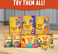 Meow Mix Classic Favorites Tenders in Sauce Variety Pack Wet Cat Food