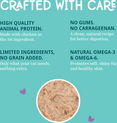 Love, Nala Single Protein Flaked Chicken Recipe in Broth Adult Wet Cat Food
