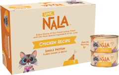 Love, Nala Single Protein Flaked Chicken Recipe in Broth Adult Wet Cat Food