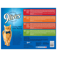 9 Lives Gravy Classics Wet Cat Food Variety Pack