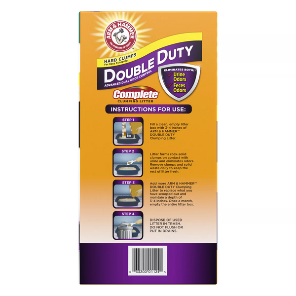 Arm & Hammer Double Duty Complete Clumping Litter