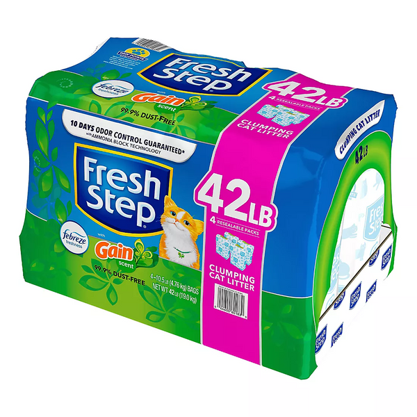 Fresh Step Clumping Litter with Febreze & Gain Original Scent