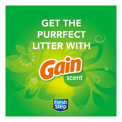 Fresh Step Clumping Litter with Febreze & Gain Original Scent
