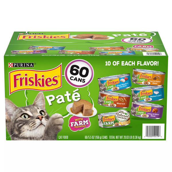 Purina Friskies Adult Pate Wet Cat Food