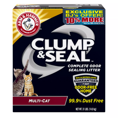 Arm & Hammer Clump & Seal Multi-Cat Litter