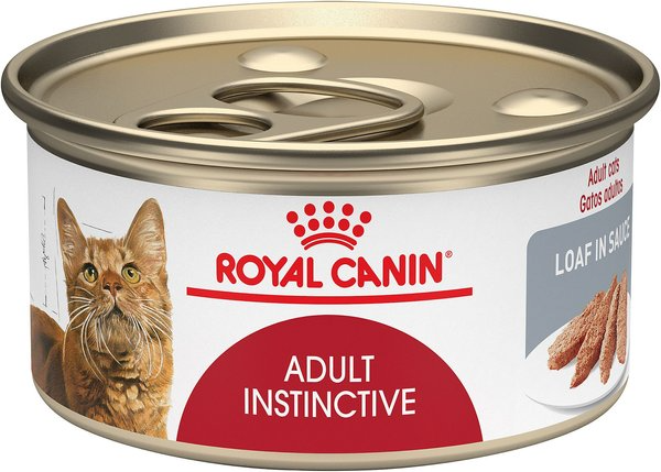 Royal Canin Feline Health Nutrition Adult Instinctive Loaf in Sauce Wet Cat Food, 3-oz, case of 24