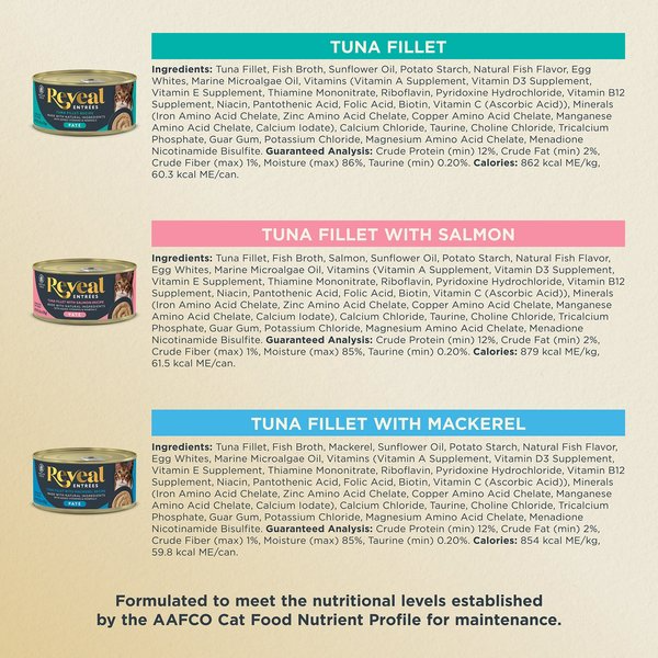 Reveal Entree Fish Pate Selection Grain-Free Canned Wet Cat Food
