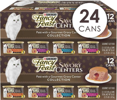 Fancy Feast Savory Centers Variety Pack Canned Cat Food