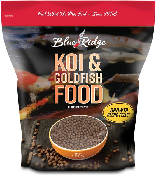 Blue Ridge Koi & Goldfish Blend Pellet Growth Formula Koi & Goldfish Food
